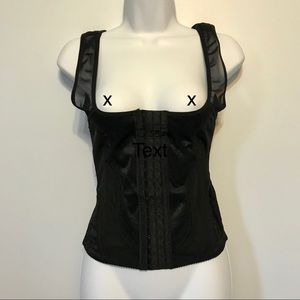 Kathy Ireland Black Shaper Corset Size Medium